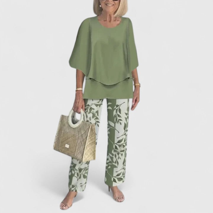 Ensemble Femme | Pantalon Large à Fleurs