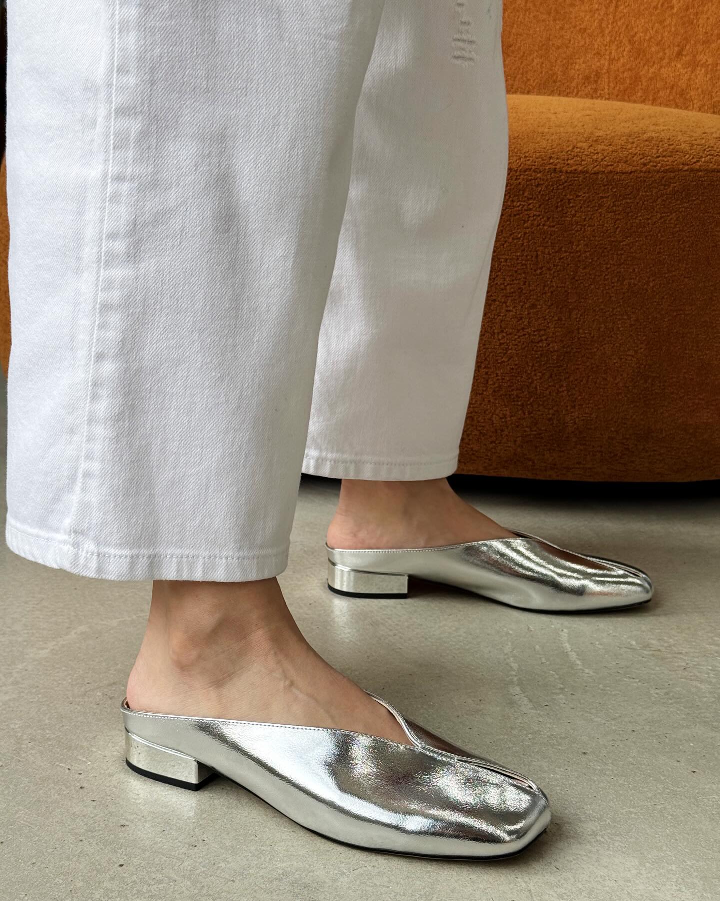 Jemeline | Sandales modernes pour femmes en look métallique