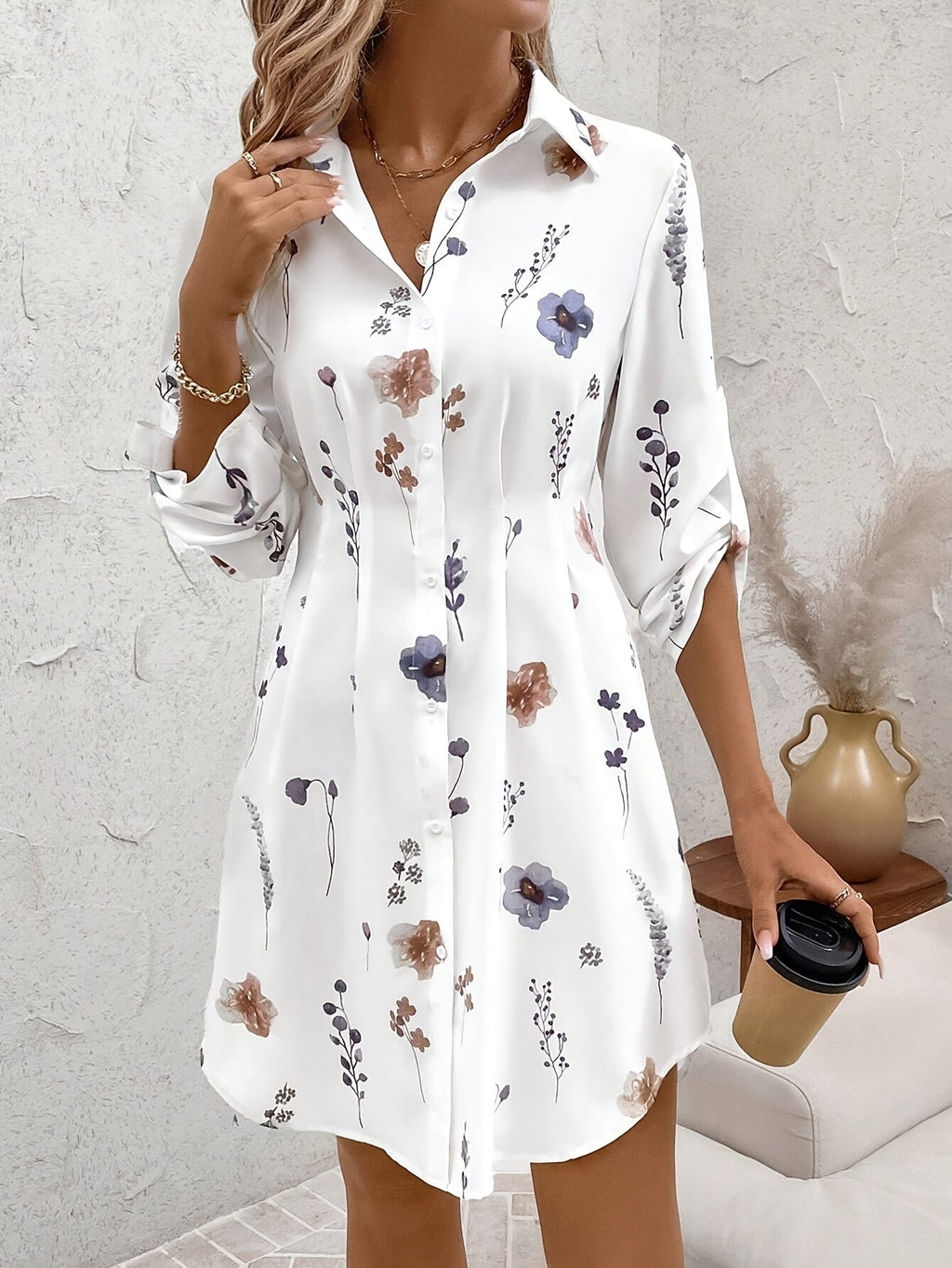 Maya™ - Robe fleurie élégante