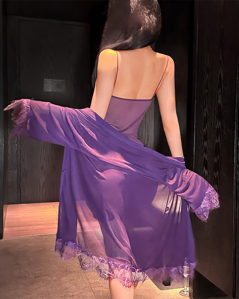 Susanne | Ensemble de lingerie en dentelle séduisante avec mesh