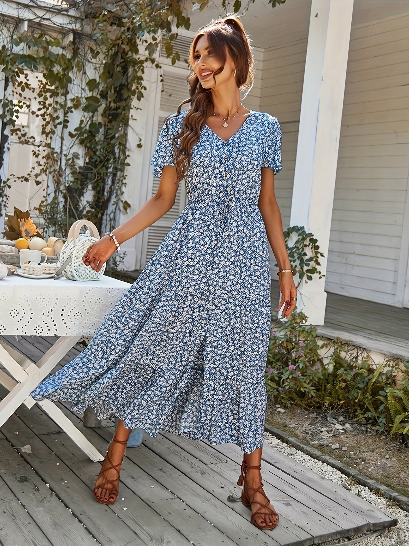 Selina™ | Robe Maxi Élégante
