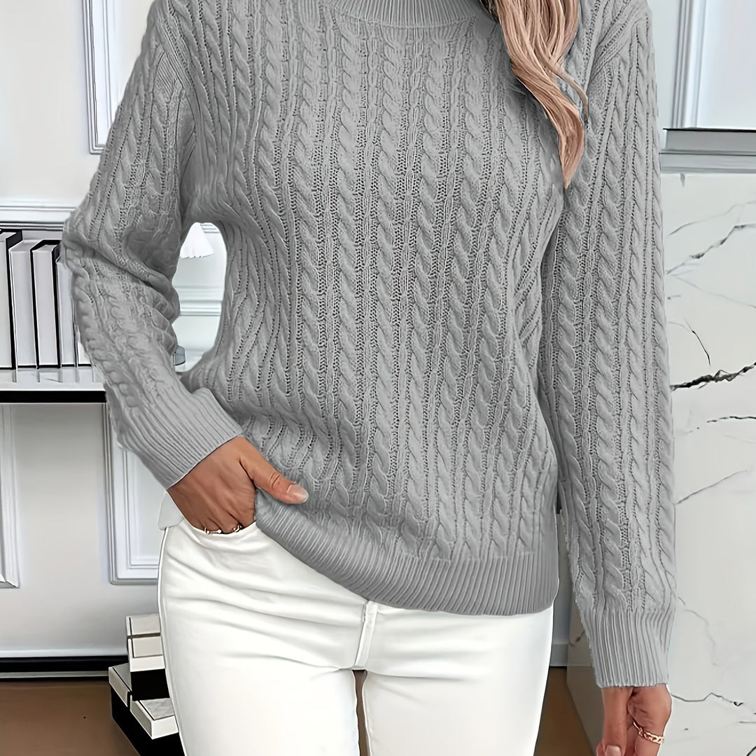Lena | Pull en Tricot High-Low Moderne et Doux