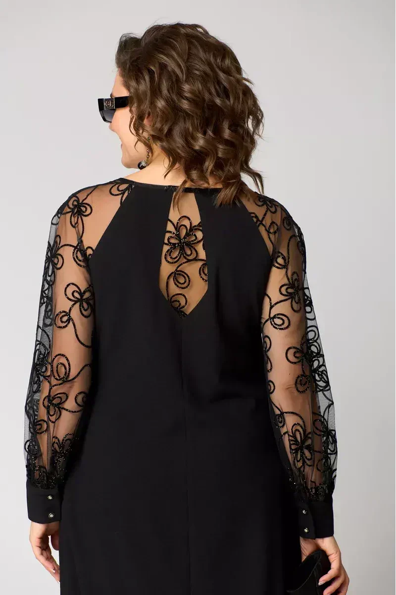 Barbora™ - Robe élégante avec des manches en dentelle