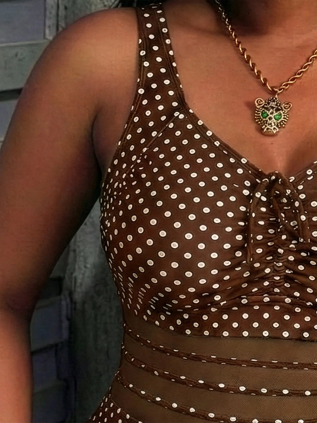 Rosavie | Maillot de bain élégant avec motif à pois classique