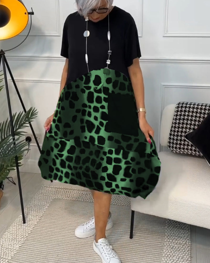Sherlene - Robe imprimé léopard