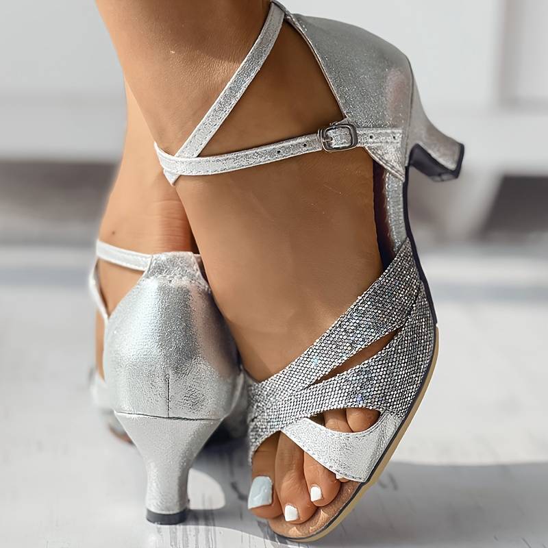 Sandales Plates Avec Détails Décoratifs Brillants Pour Femmes | Idéal Pour Les Événements Et Sorties