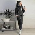 Ensemble Élégant avec Capuche et Pantalons de Jogging – Détente Élégante