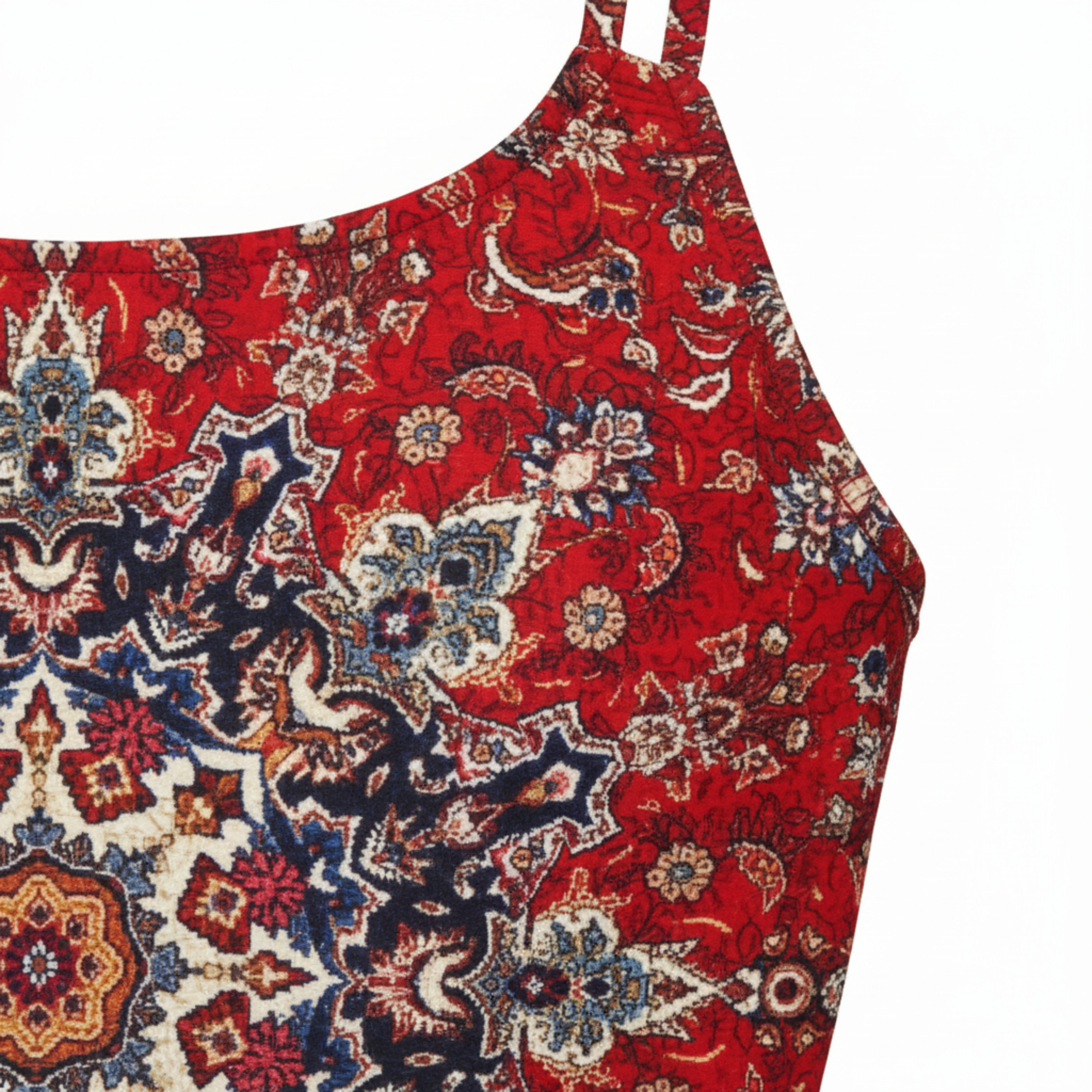 Maillot de Bain Tankini Imprimé pour Femme avec Culotte Haute Gainante