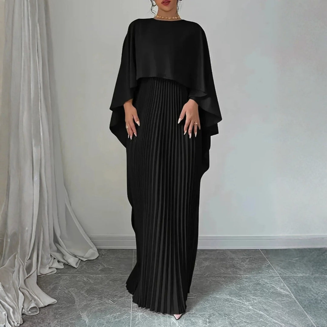 Celestina | Robe Maxi avec Cape pour Invités de Mariage