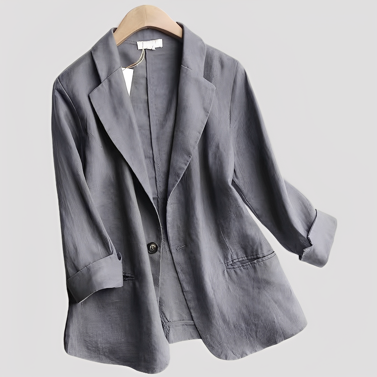 Blazer élégant à manches trois-quarts pour femmes