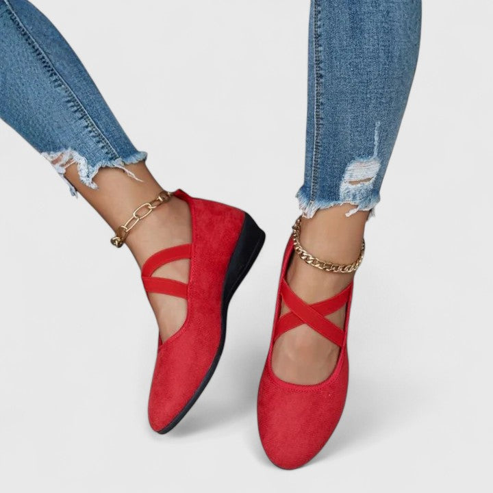Chaussures Confortables pour Femmes | Ballet à Bride de Cheville