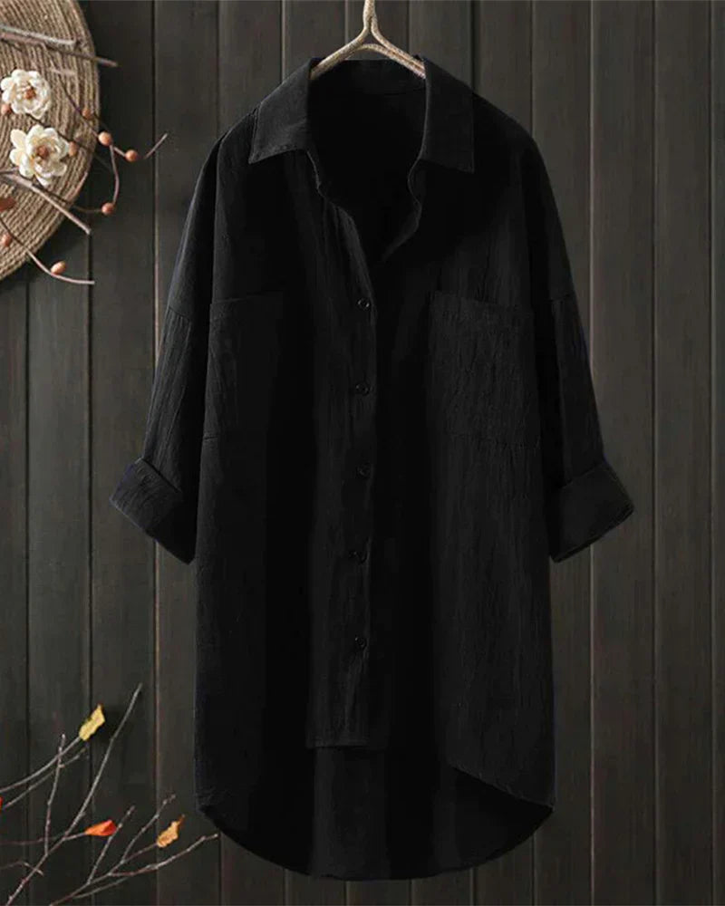 Angelina™ - Blouse unie à manches longues