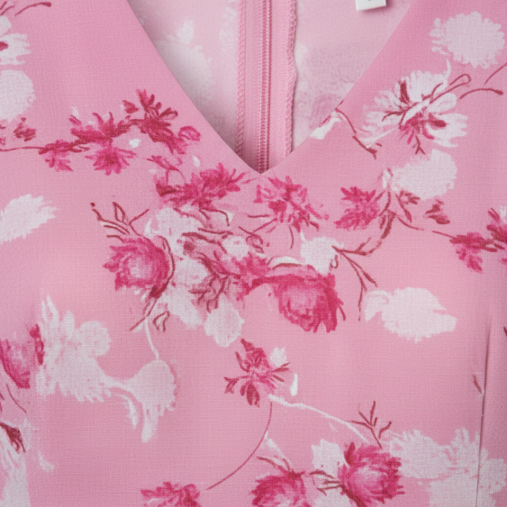Robe de Soirée Invité de Mariage Longue en Mousseline à Manches Papillon