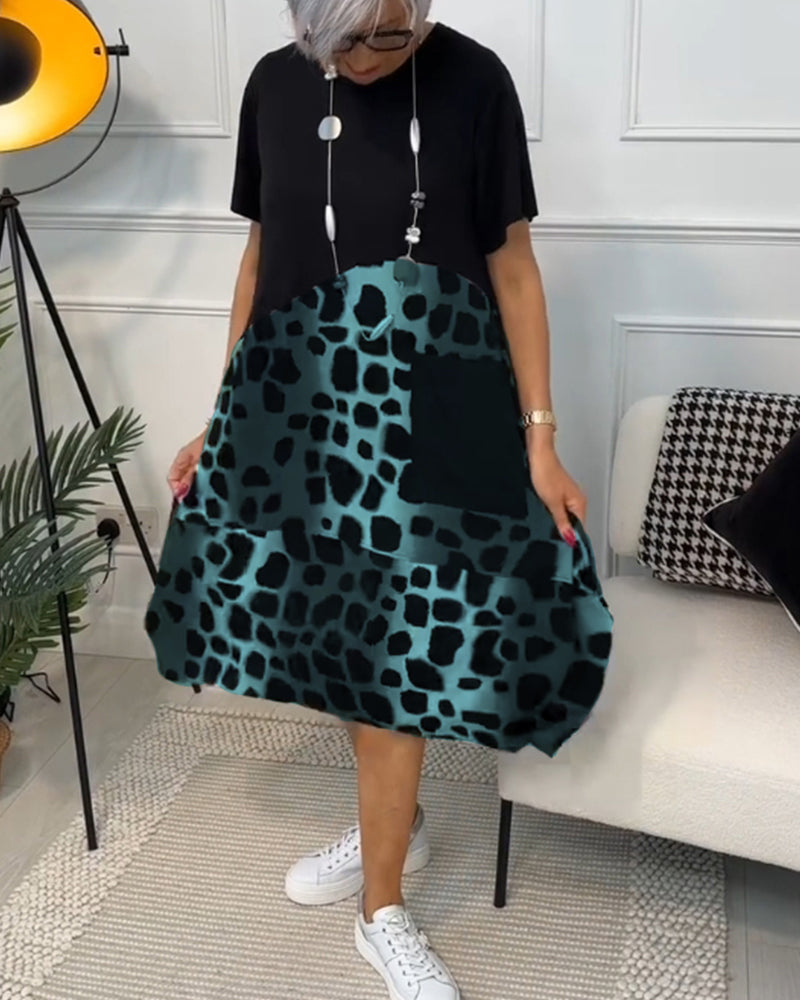 Sherlene - Robe imprimé léopard