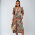 Fatima – Robe à motifs floraux