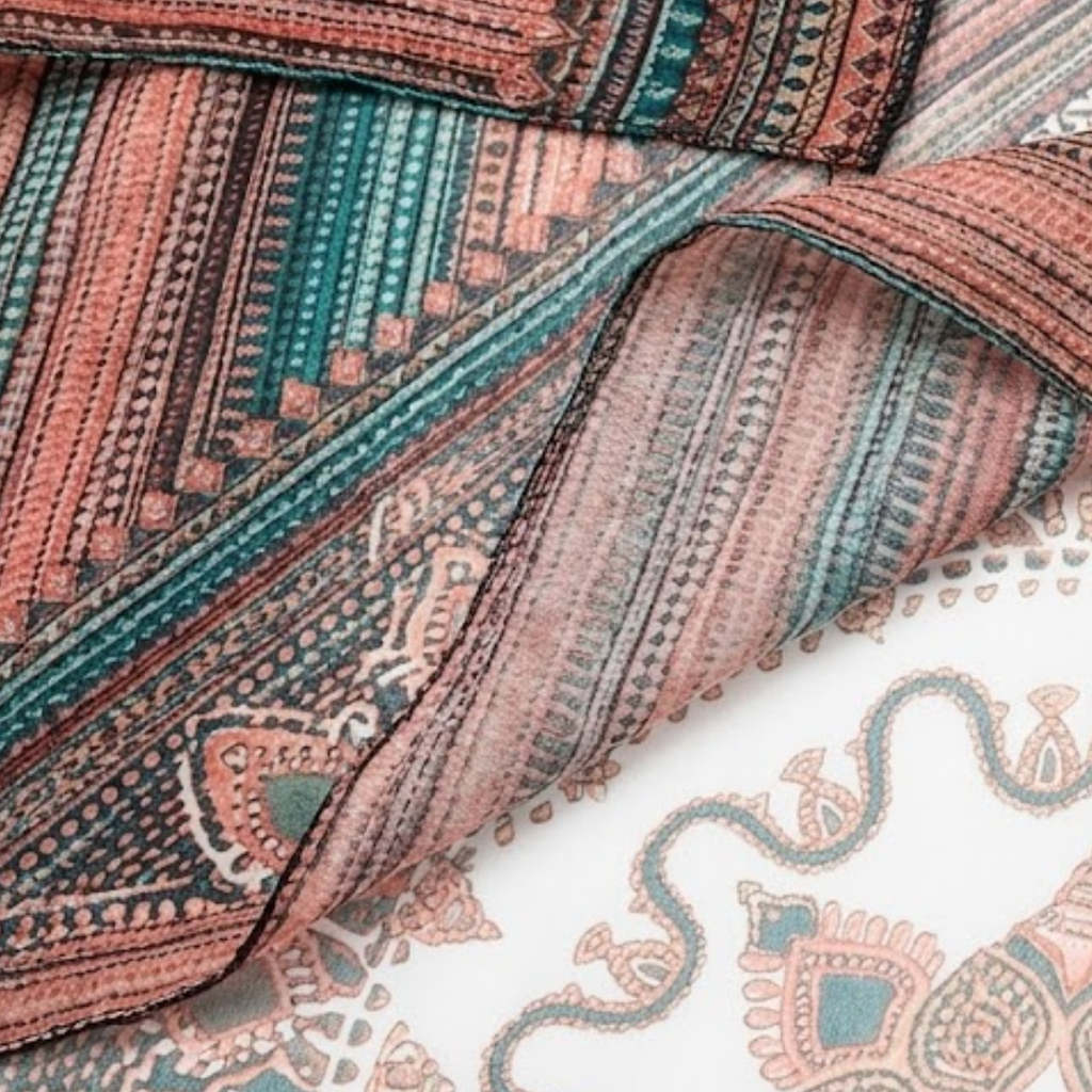 Bikini Taille Haute 3 Pièces avec Haut Triangle Halter et Kimono de Plage