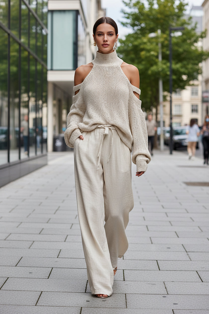 Ensemble Deux-Pièces Bardot Confortable
