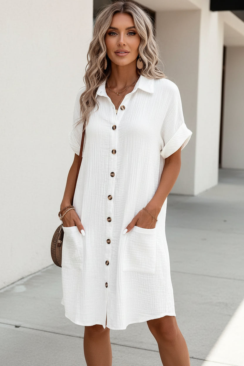 Robe Chemise Décontractée pour le Printemps