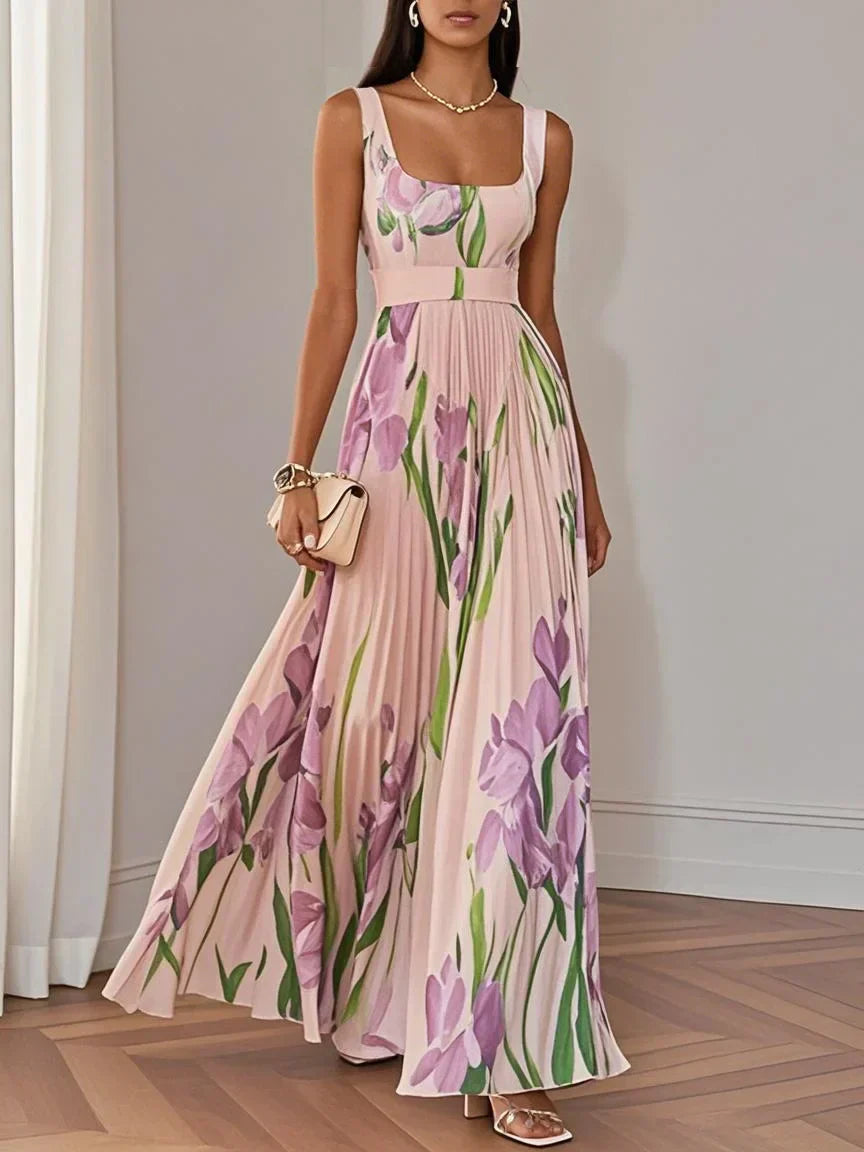 Mary™ - Robe Maxi Plissée Élégante