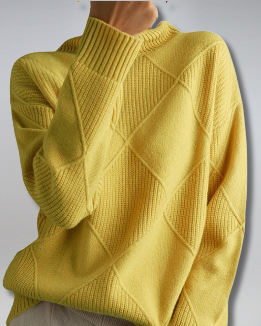 Elowen | Pull Col Roulé Élégant et Polyvalent