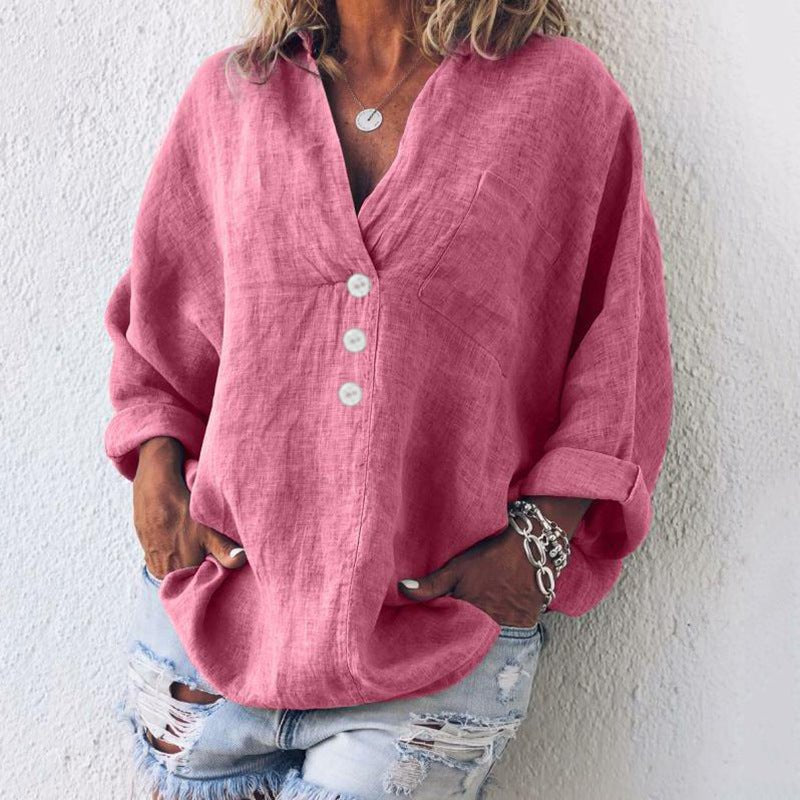 Isabelle | Pull léger et élégant pour femmes en mélange de coton et lin