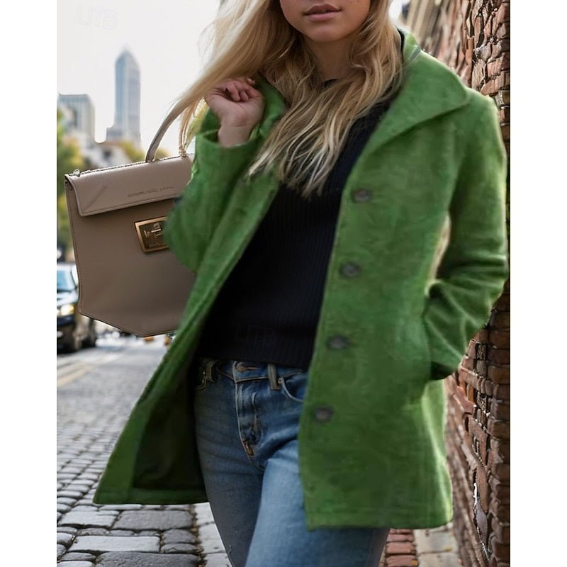 Lena | Trench-coat classique et élégant pour femmes en mélange de laine