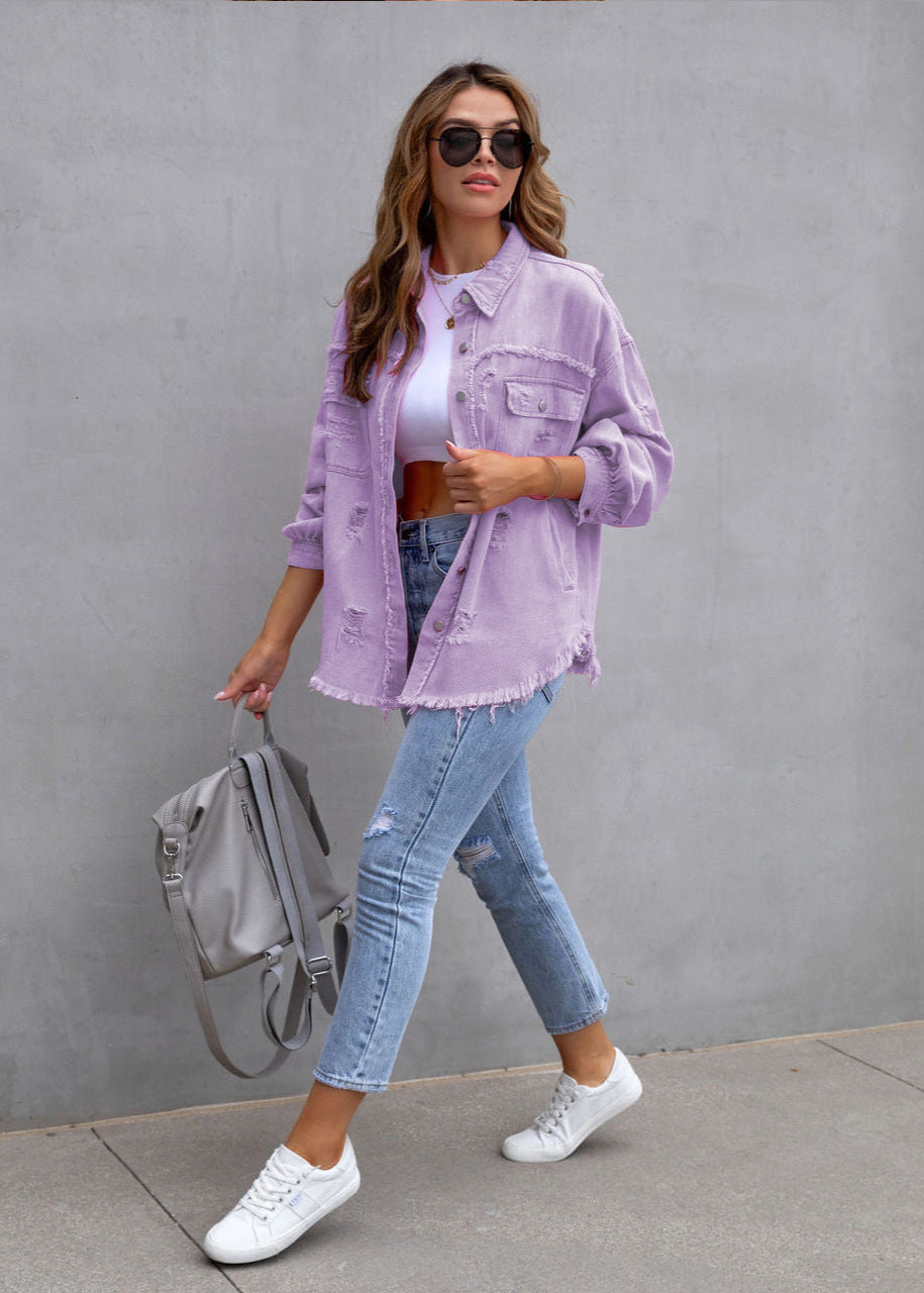 Veste en Denim Mi-saison