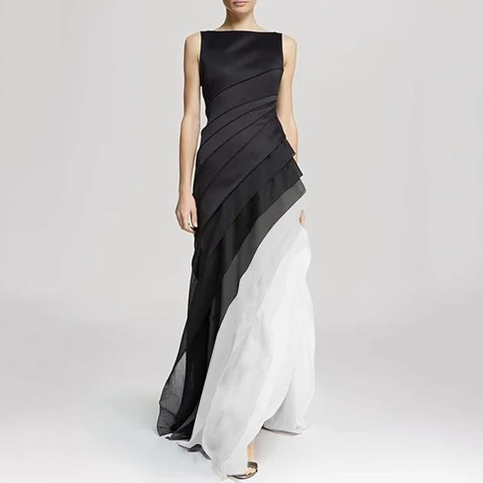 Robe longue sans manches pour femmes