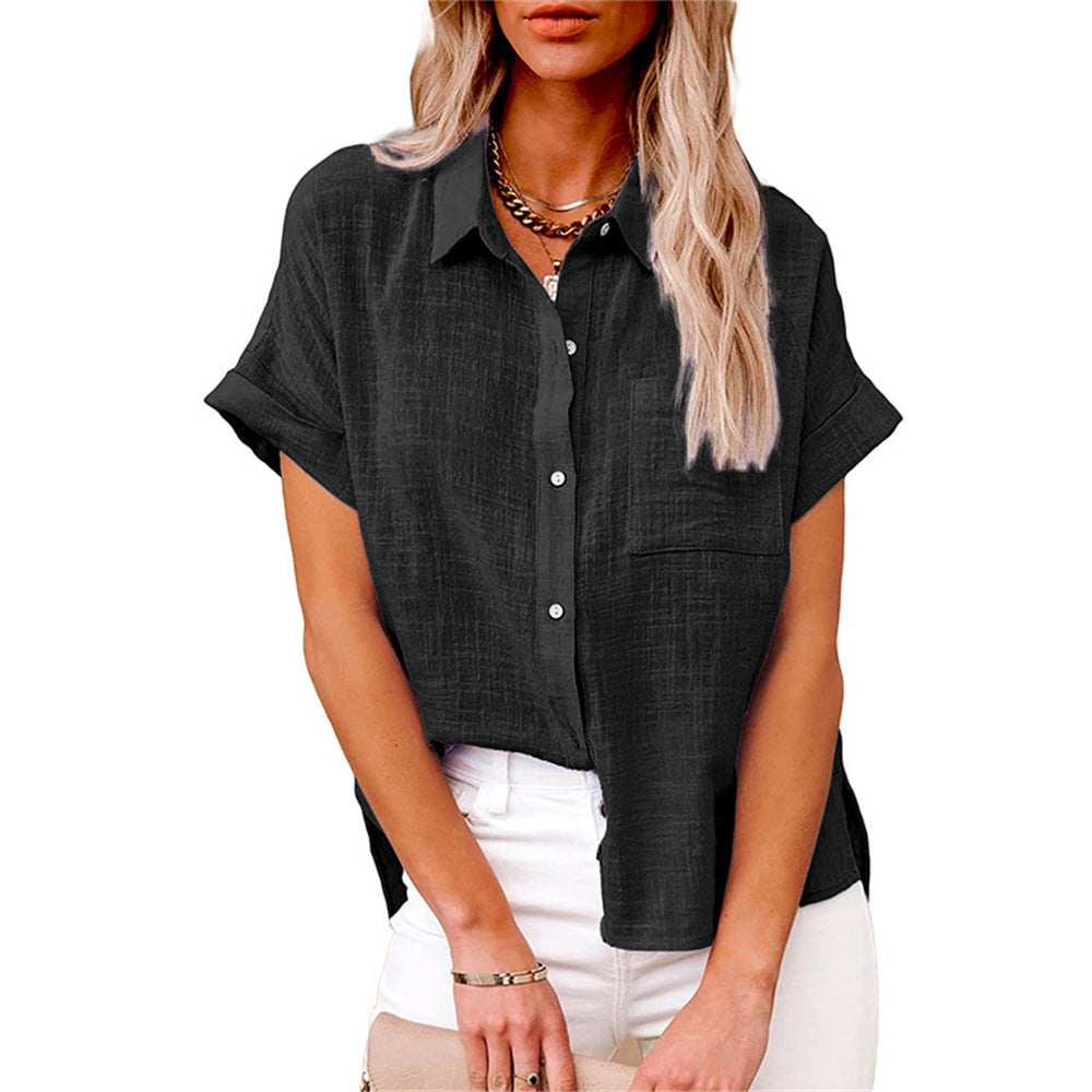 Blouse Oversize Femme – Convient pour le Printemps et l'Été, Usage Décontracté