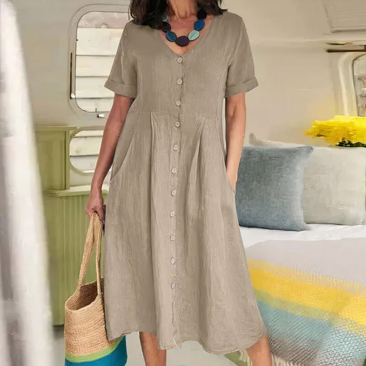 Briar - Robe à boutons sans effort