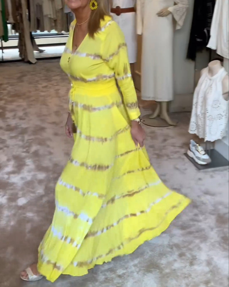 Robe longue élégante de commute pour femmes