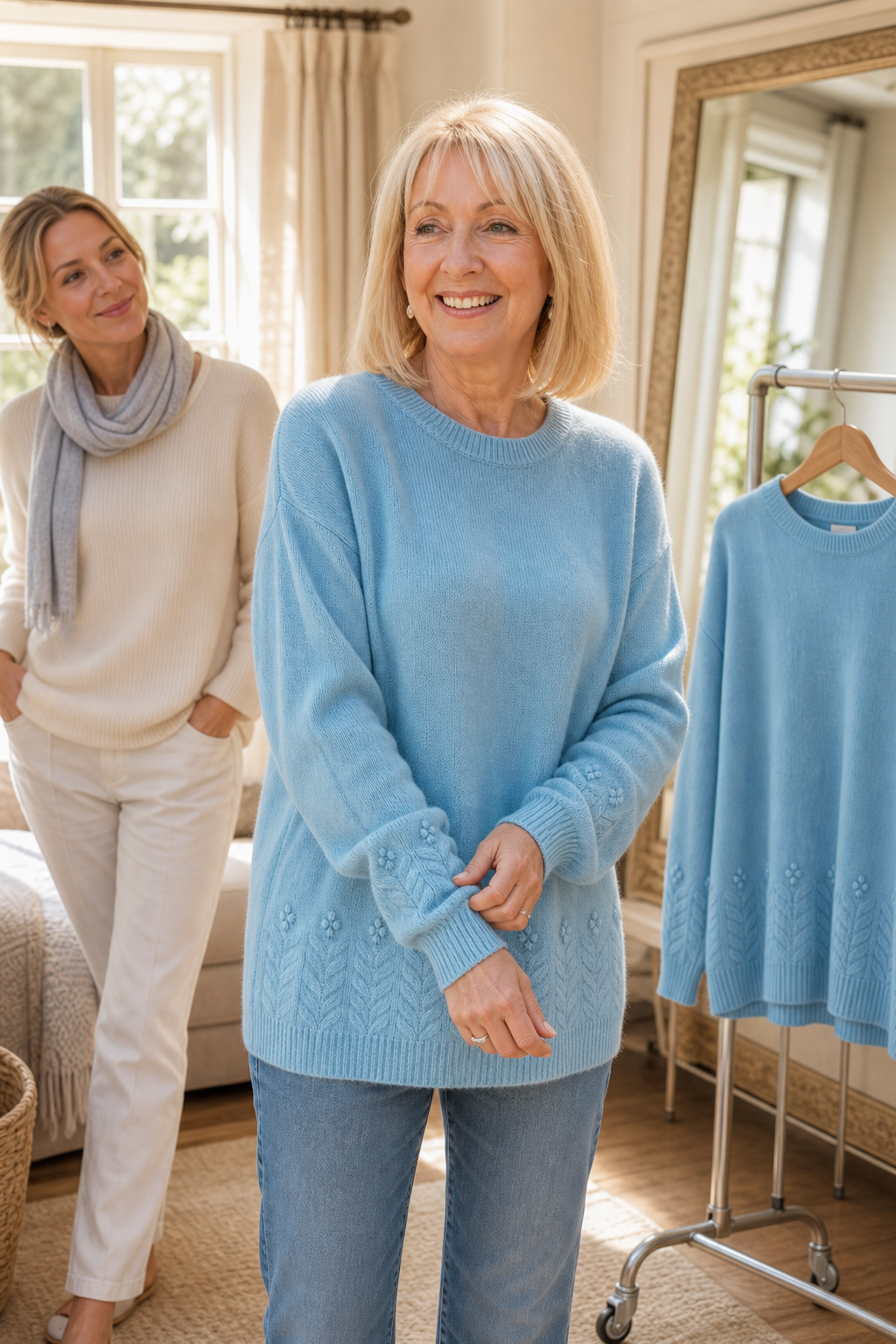 Stella | Pull en tricot à motif torsadé élégant et polyvalent