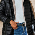 Esther - Manteau d'Hiver Long et Élégant Matelassé