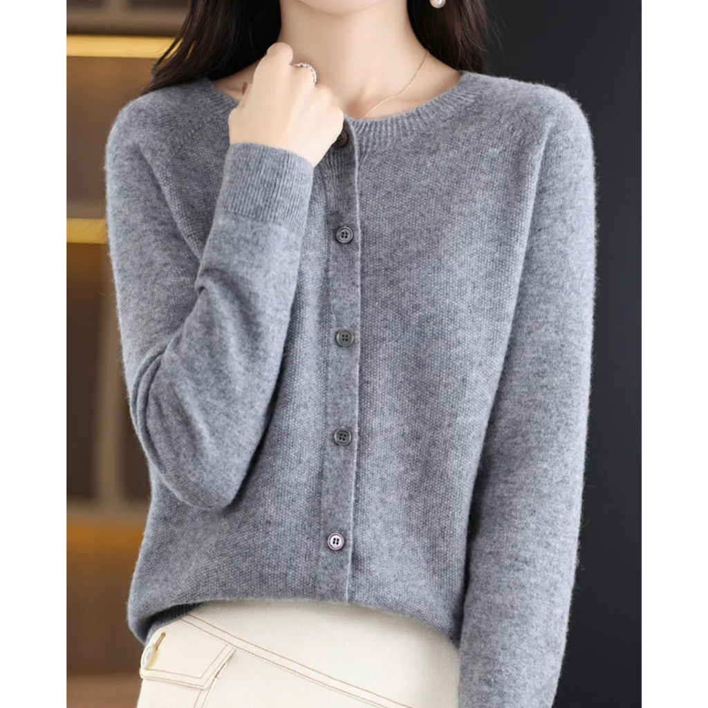 Clara | Veste en Tricot Élégante et Polyvalente Regular Fit