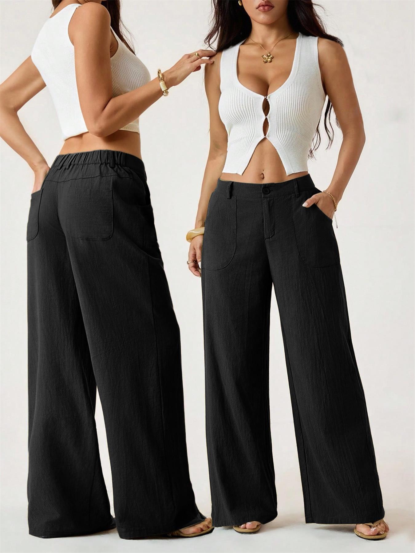 Oaklynn | Pantalon large élégant avec coupe classique