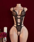 Lingerie Sexy En Dentelle Ajourée