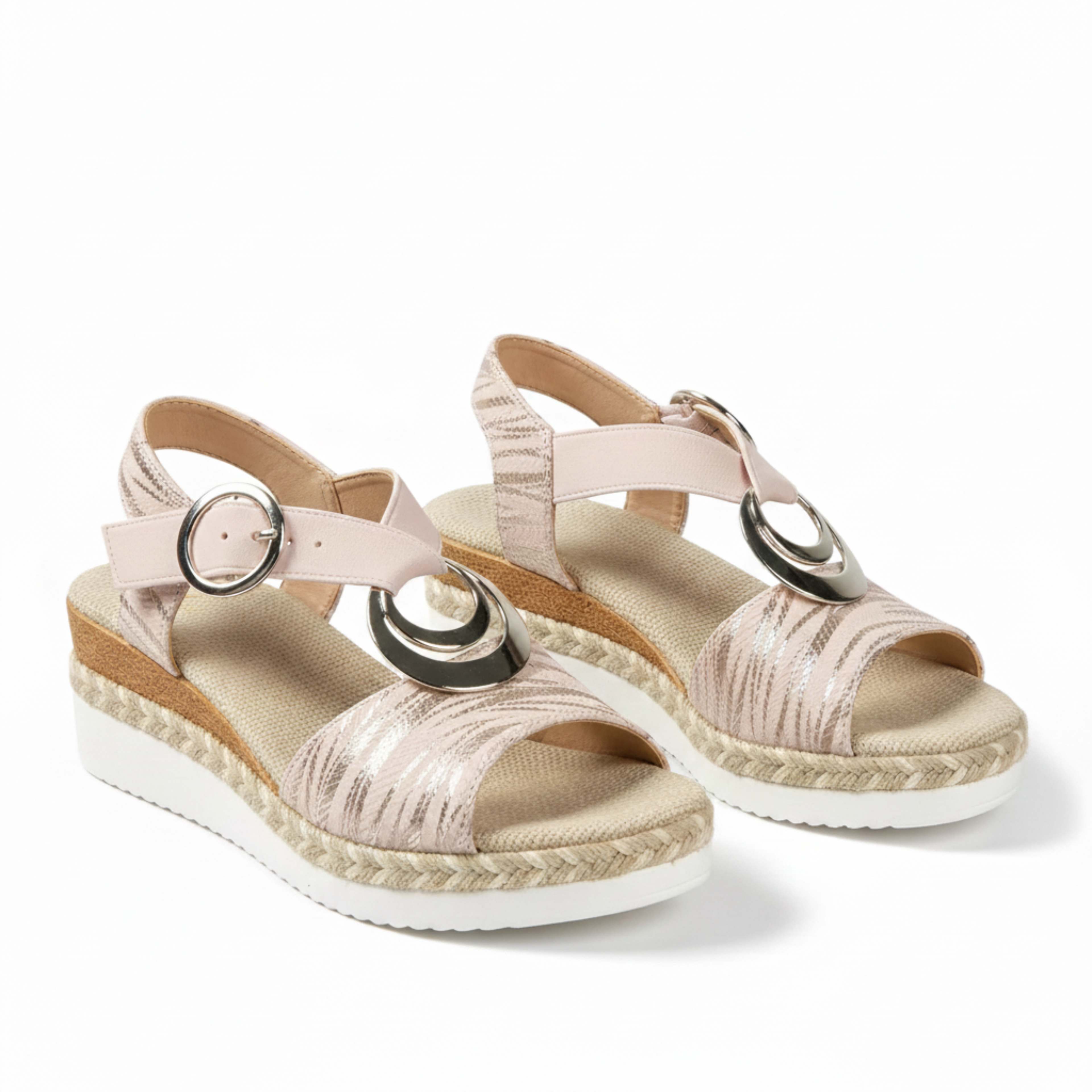 Sandales à Bride Arrière pour Femme Chaussures Rétro à Petit Talon et Boucle