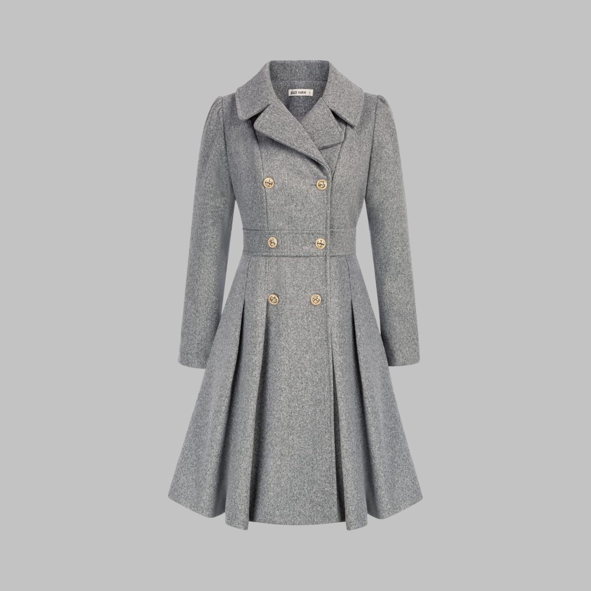 Manteau Double Boutonnage Femme – Coupe Classique et Élégance Intemporelle