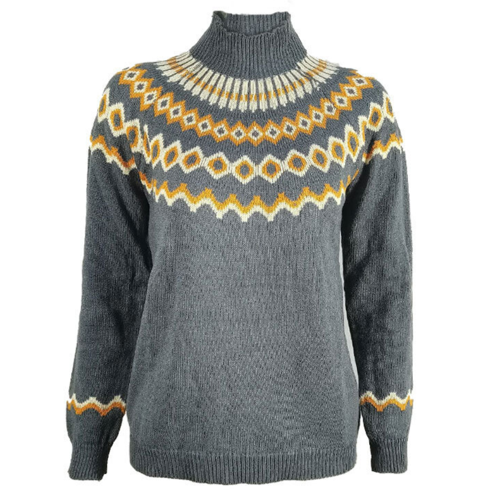 TRICOT À COL ROLLO POUR FEMMES