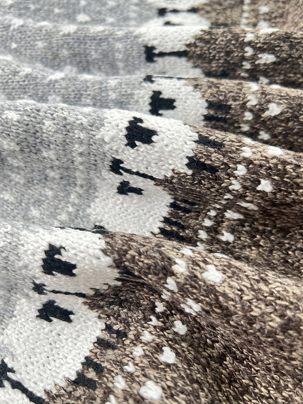 Hannah | Pull en grosse maille douillet avec motif Jacquard de mouton