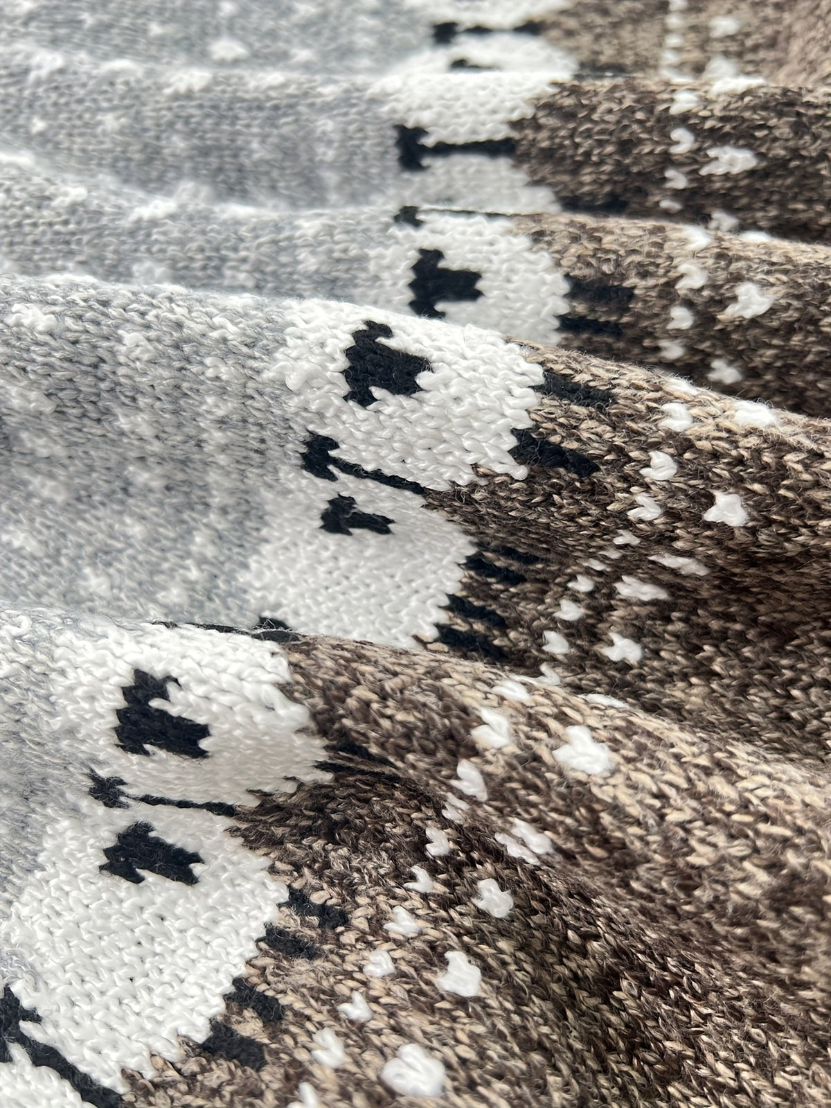 Hannah | Pull en grosse maille douillet avec motif Jacquard de mouton