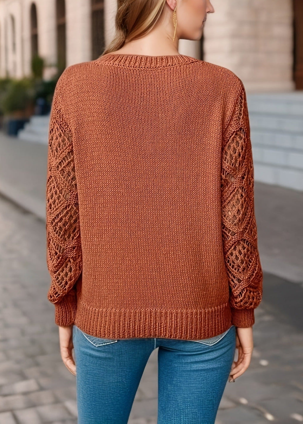 Pull en Maille Aérée