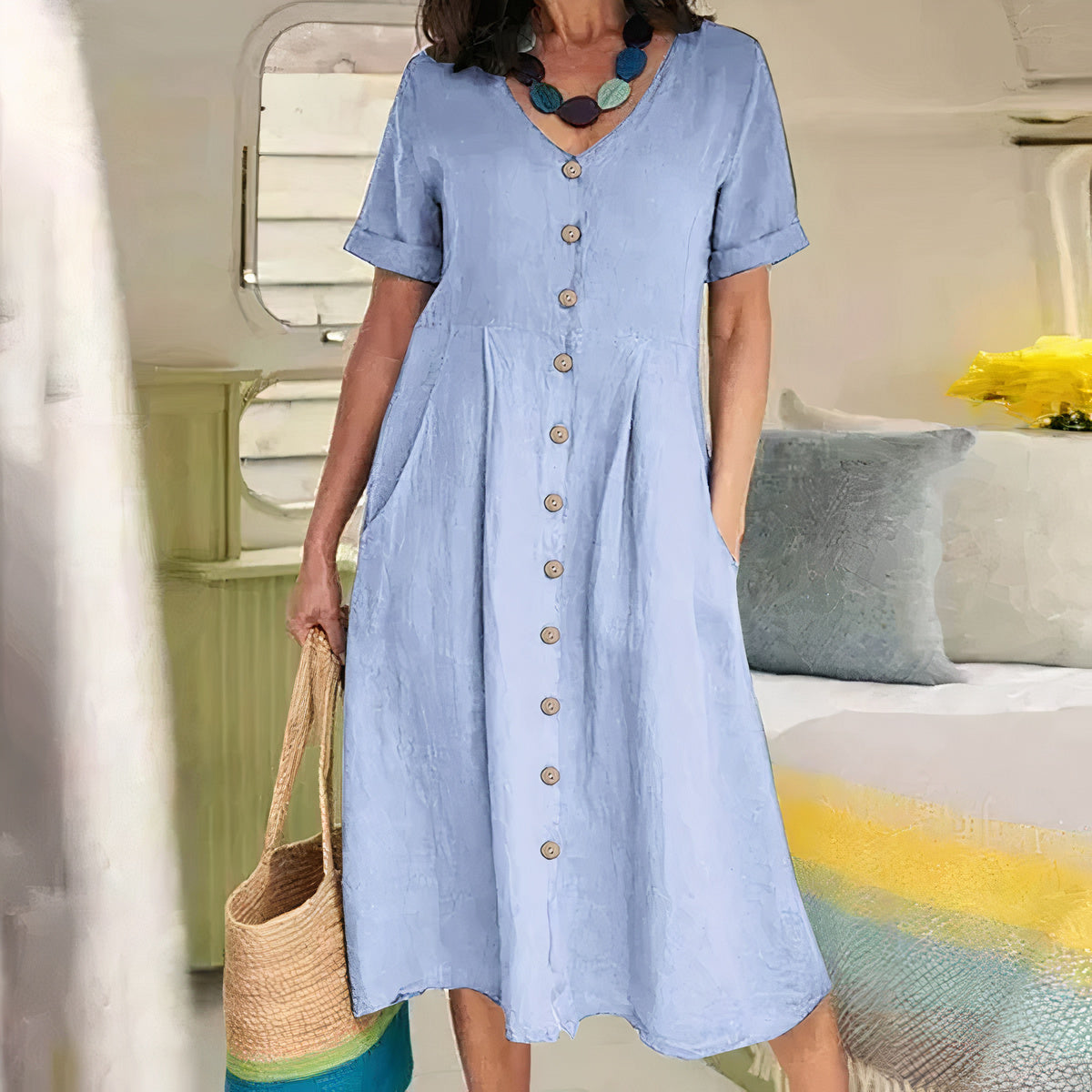 Briar - Robe à boutons sans effort