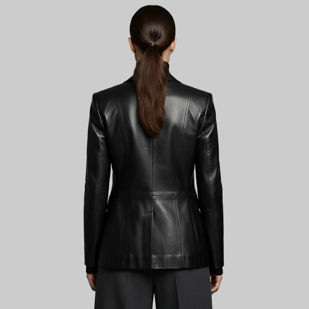 Blazer en cuir sur mesure