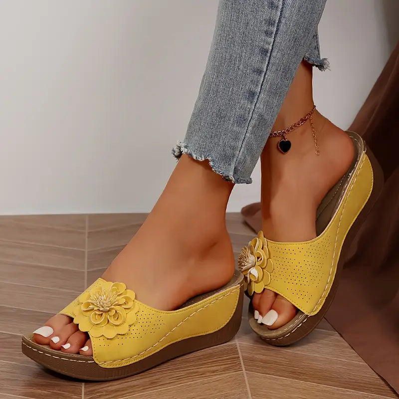 Belle™ - Sandales orthopédiques avec motif floral