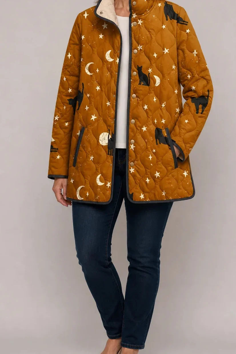 Lisa | Veste matelassée élégante et confortable pour femmes avec motif floral