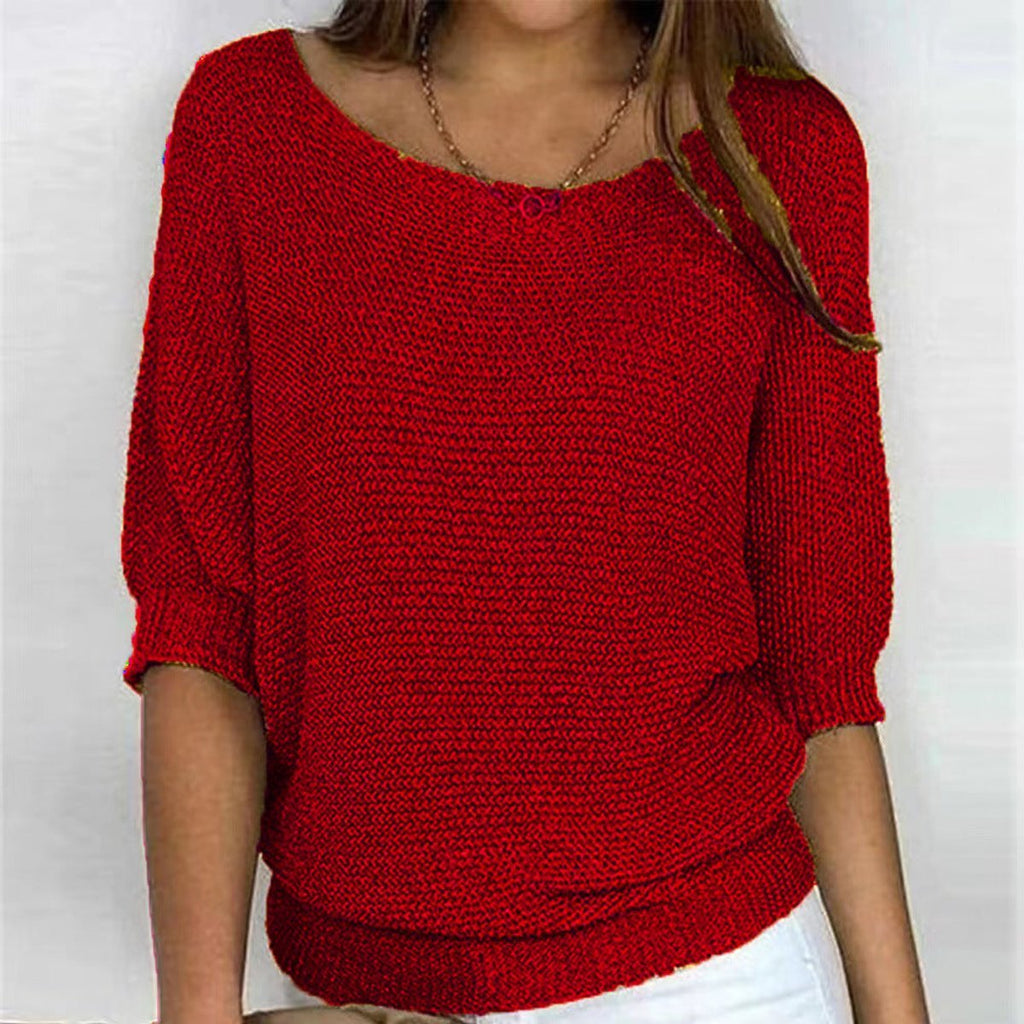 Sophie | Pull en maille oversize décontracté avec manches chauve-souris