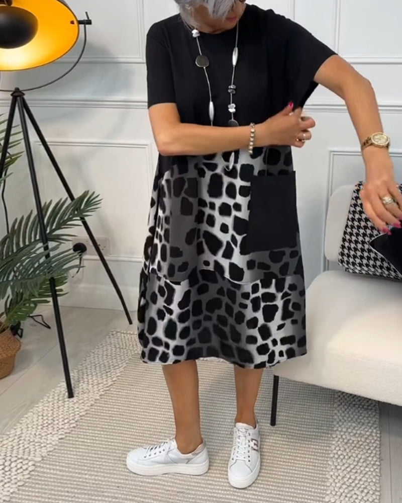 Sherlene - Robe imprimé léopard