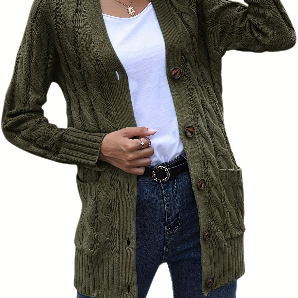 VESTE TRICOTÉE ÉLÉGANTE POUR FEMMES