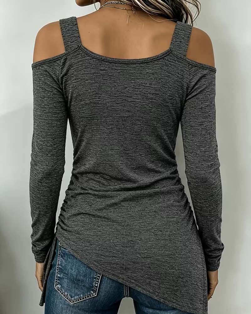 Haut Camisole Irrégulier Décontracté